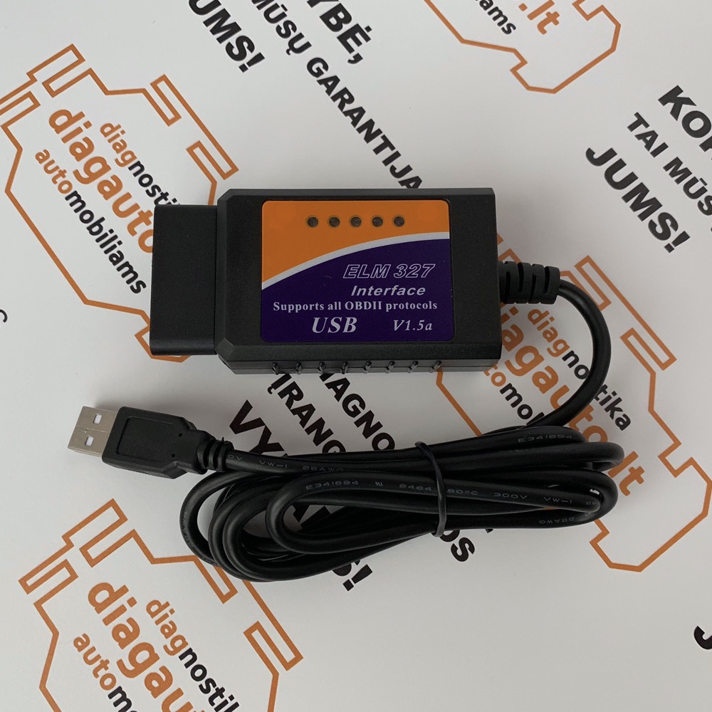 Scanner OBD2 / Interface ELM327 Scanner automatique USB OBD2 V1.5 I elm327