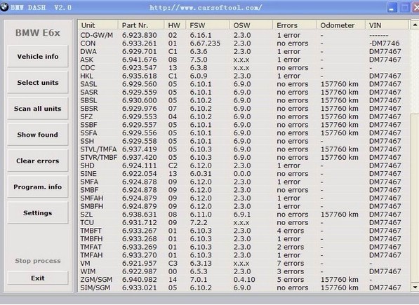 Bmw scanner 2.0.1 software download