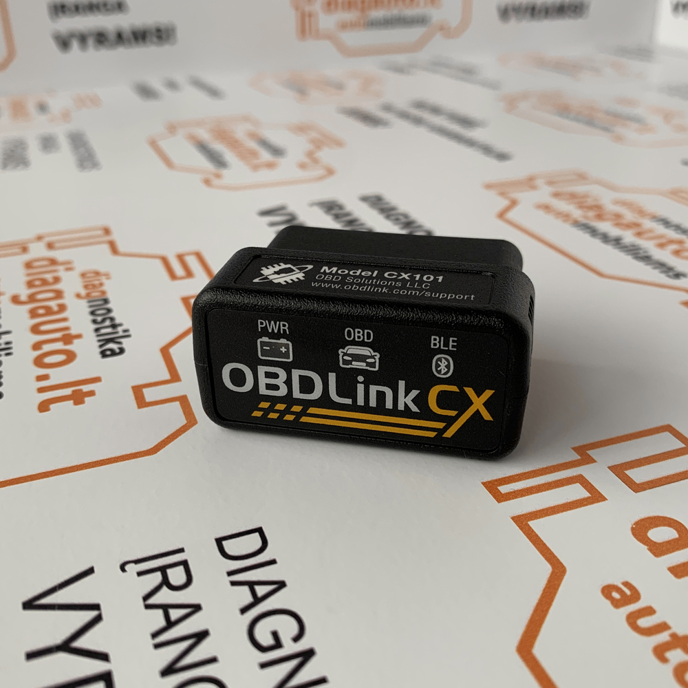 OBDLink CX BLE Adapter Interface