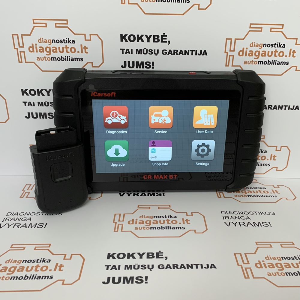 iCarsoft CR Max Multi-Brand Vehicle Multi-Systems auto VIN/Quick  Test/Actuation Test/Android OS/Touch Screen (Bluetooth Connect)