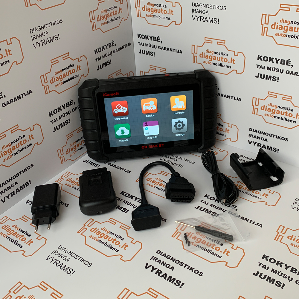 iCarsoft - 💥NEW!💥 iCARSOFT CR MAX BT (BLUETOOTH CONNECT) - A REVOLUTION  IN VEHICLE DIAGNOSTICS- The 2022 iCarsoft UK CR MAX BT (Bluetooth Version)  7 Android Tablet with Full System Vehicle Diagnostic